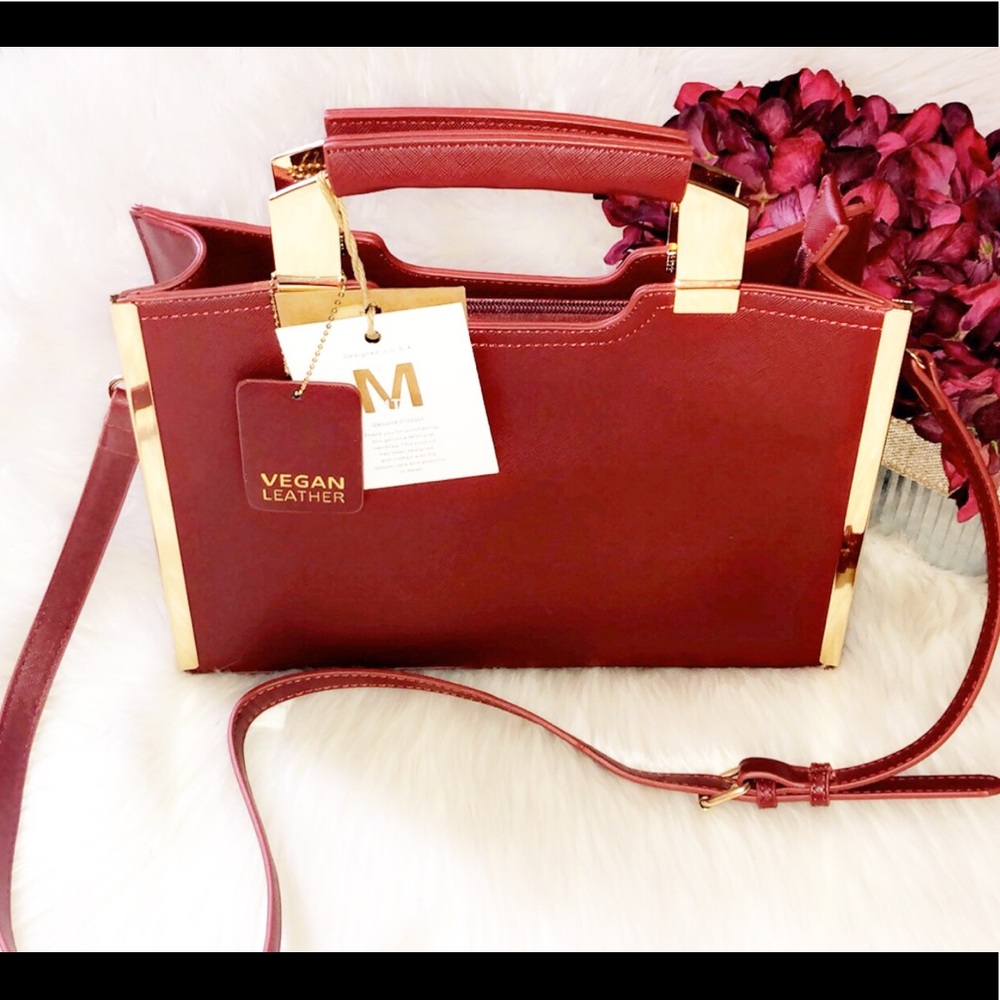 🆕MIZTIQUE Burgundy Shoulder Bag